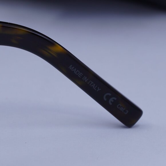 Saint Laurent SL274 002 Rectangle Sunglasses - Dark Havana/Grey - Picture 8 of 11